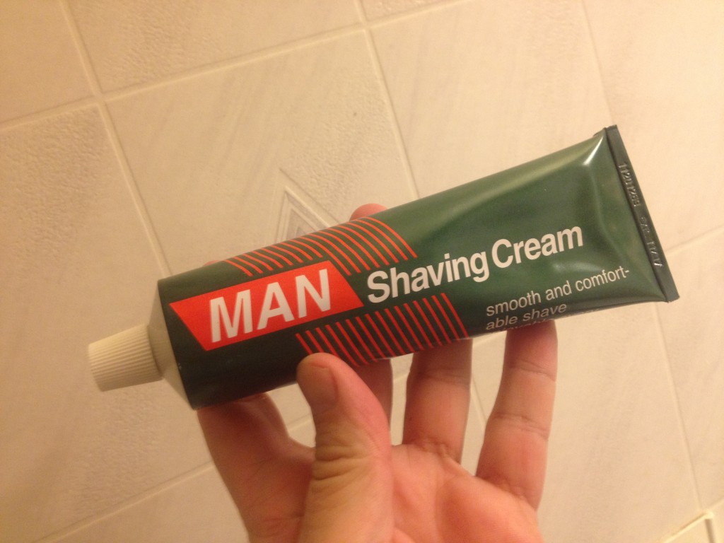 MAN shaving cream